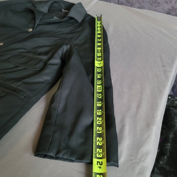 Hilary Radley Trench Coat Womens 4 Black Wool Business Casual Canadian Jacket - Picture 9 of 16